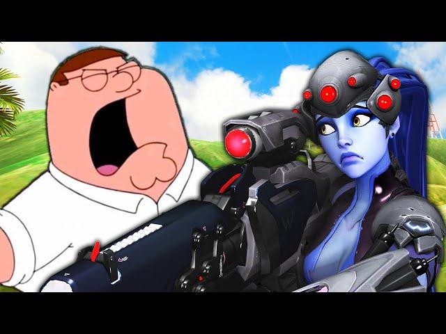 Peter Griffin Gets Carried In Overwatch