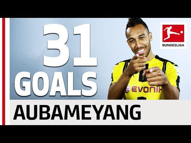 Pierre-Emerick Aubameyang - All his Goals 2016/2017 Season