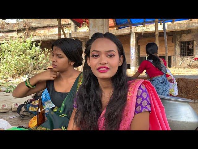 JHAL MURI  NEW SANTALI SONG VLOG VIDEO 2024//AJ &PUJA SOREN /PUJA SOREN VLOGS // FUNNY 