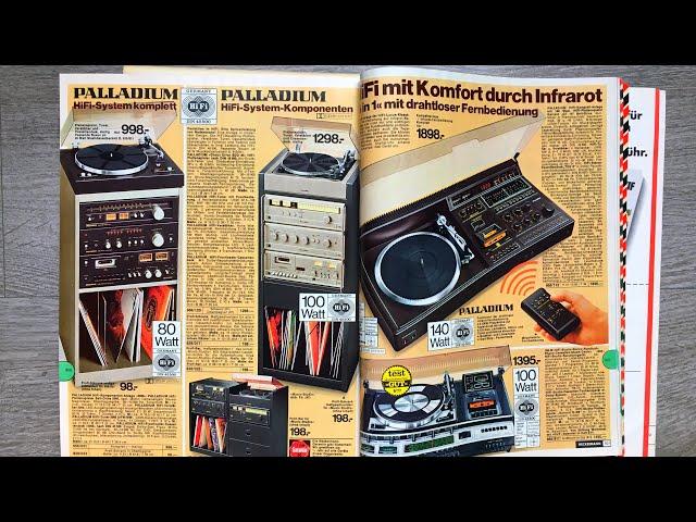 Versandhaus Katalog Neckermann 1979 Technik Stereo Anlage HiFi Retro Nostalgie Vintage