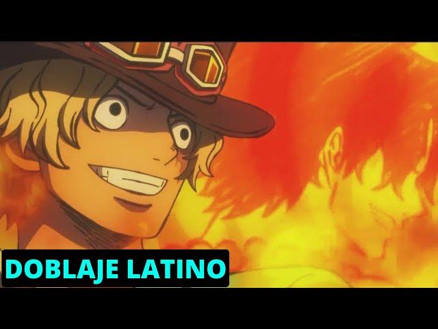 Sabo y Ace hacen el Puño de fuego - One Piece Stampede Español Latino