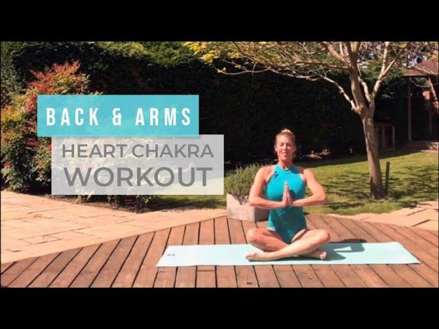 Ballerina Back & Arms Heart Chakra Workout | Sleek Ballet Fitness