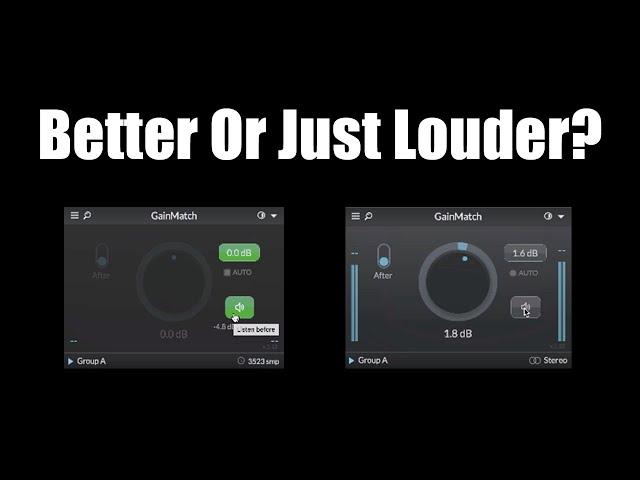 Is it better or just louder? GainMatch Plugin Giveaway!