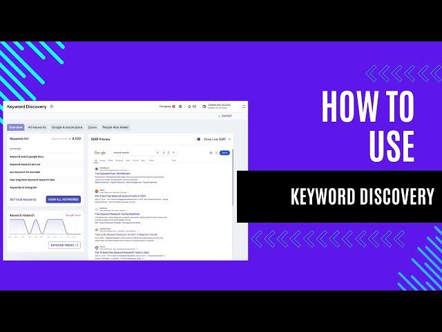 How to use Keyword Discovery | Keyword Insights