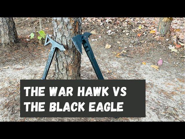 The Cold Steel War Hawk & Estwing Black Eagle clash in a three round war