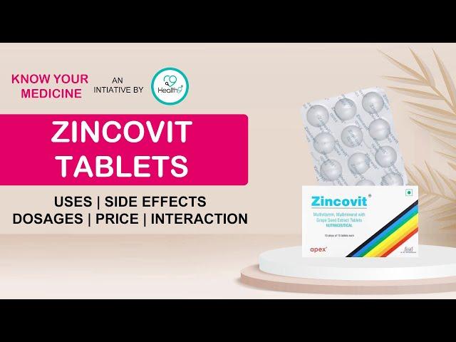 Zincovit Uses Benefits Dosage Price Consumption Side Effects | Zincovit Tablets - Health9