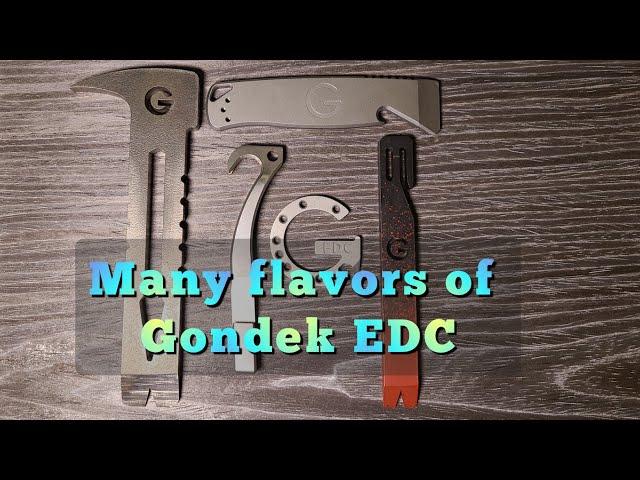 The many tools of Gondek EDC