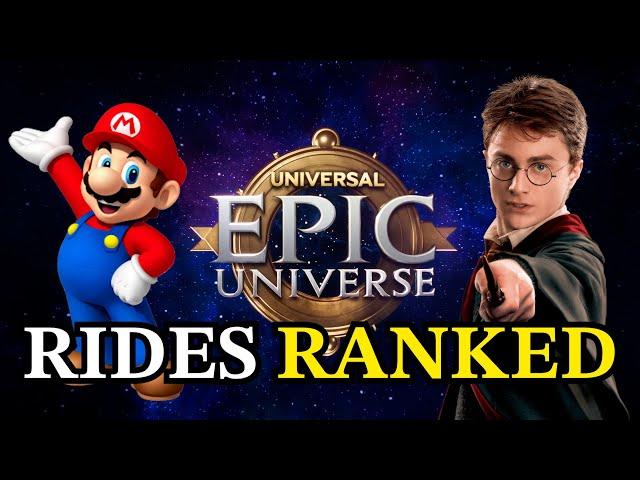 EVERY Ride at Epic Universe RANKED!