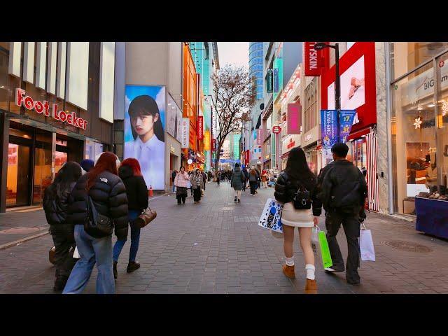 [4K] Walking around Dongdaemun Station in Myeong-dong Seoul, Korea