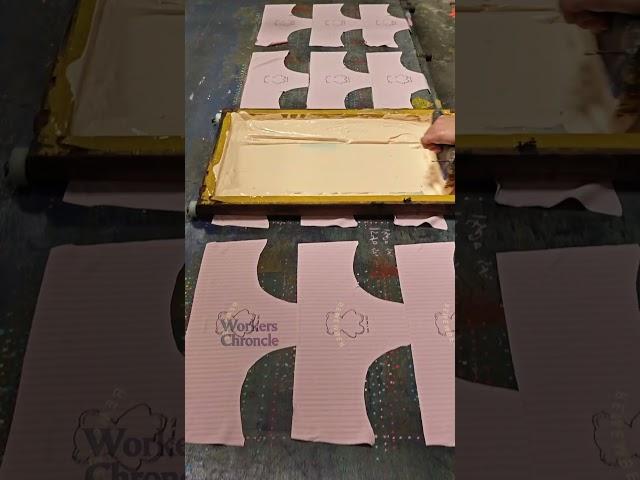 The process of making garment printing - environmentally friendly