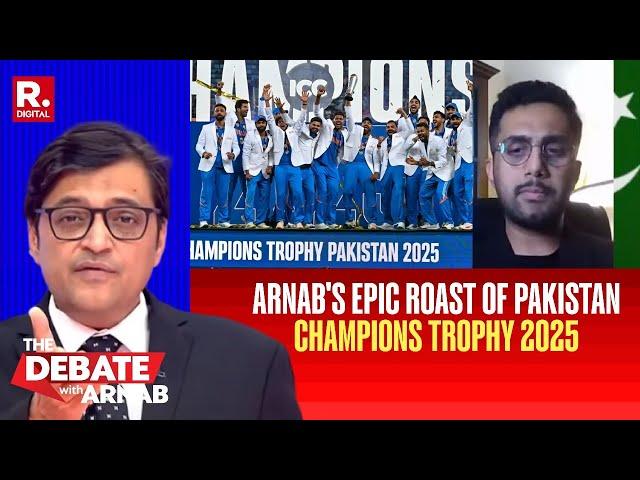 'What Exactly Did Pakistan Host?': Arnab Roasts Pakistanis On The Debate | Champions Trophy 2025