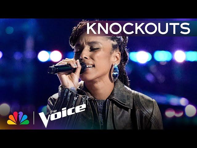 Torre Blake's Soulful Performance of "Slow Burn" Stuns the Coaches | The Voice Knockouts | NBC