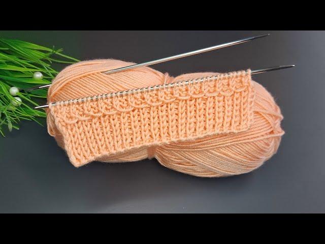 İki şiş kolay örgü yelek model anlatımı Eays crochet knitting patterns