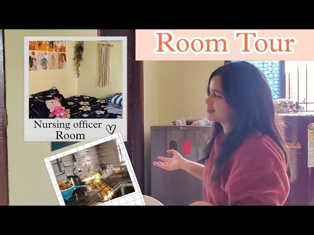 My Room Tour || AIIMS Nursing officer️ #vlog #nursingofficer #aiims