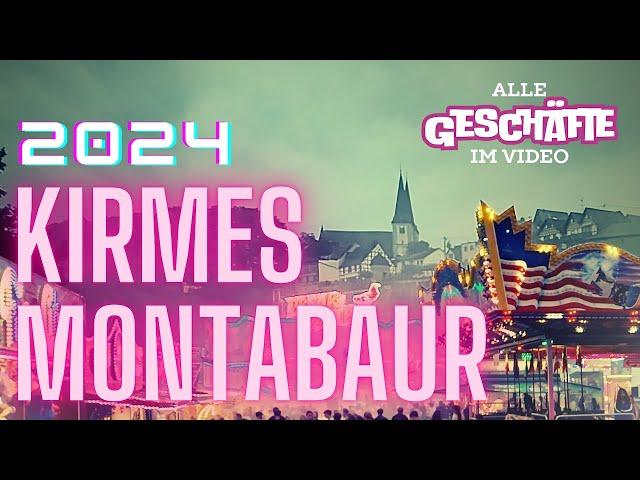  Kirmes Montabaur 2024 ️ Spaß im Westerwald  Viele Klassiker dabei  4K