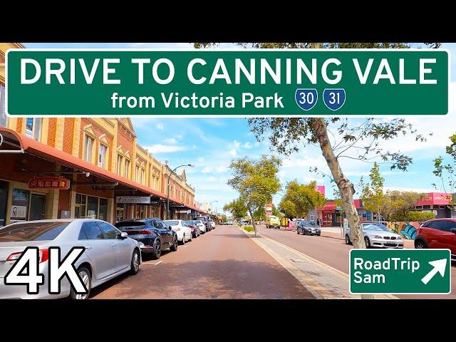 Victoria Park to Canning Vale - Perth, Western Australia -  4K / Raw Audio / POV