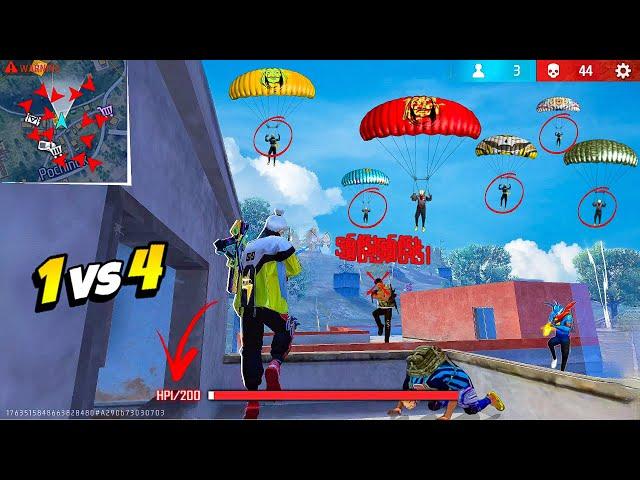 25 Kills But It's Crazy  Solo Vs Squad Hard Lobby Full Gameplay || Free Fire || FireEyes Gaming