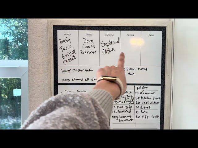 Review of Weekly Dry Erase Planner Board | White Wood Frame (14 x 14)