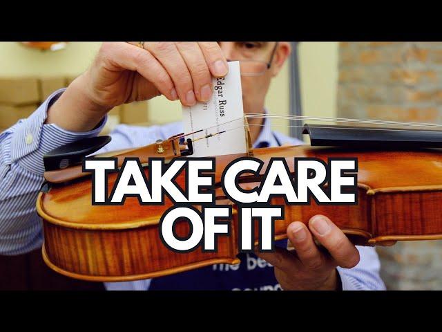 Care & Maintenance MADE EASY for violin viola cello by Edgar