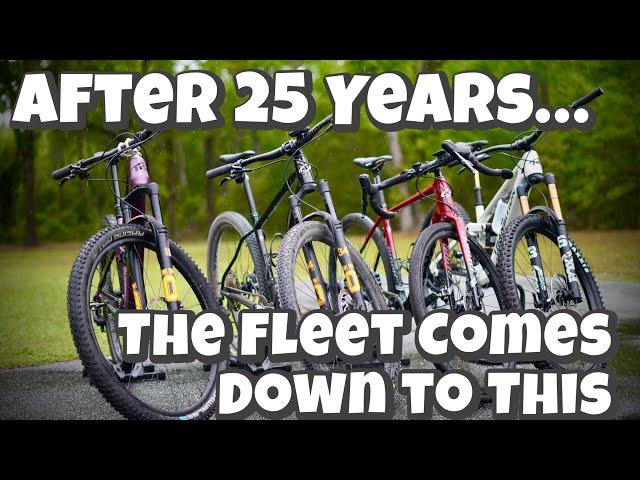 My Bike Fleet for MTB & Gravel - I think it's finally perfected!