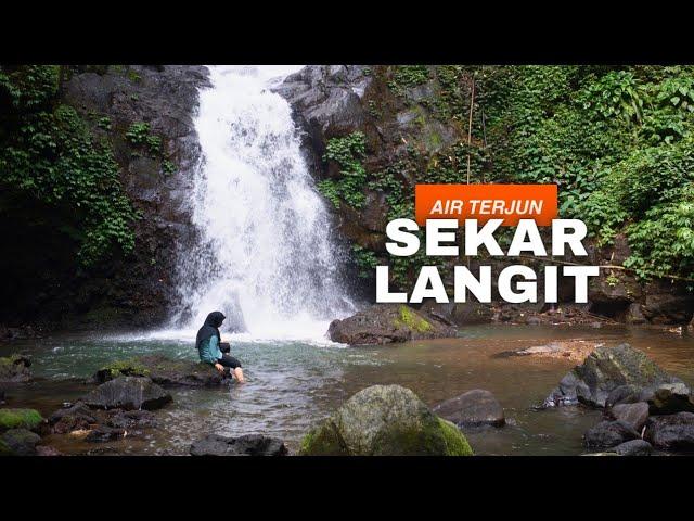 Suasana Air Terjun Sekar Langit Magelang