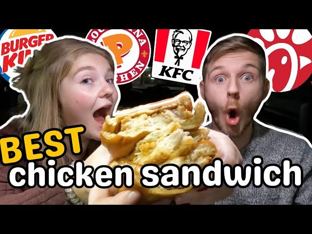 Which Fast Food Restaurant Has the BEST CHICKEN SANDWICH?!
