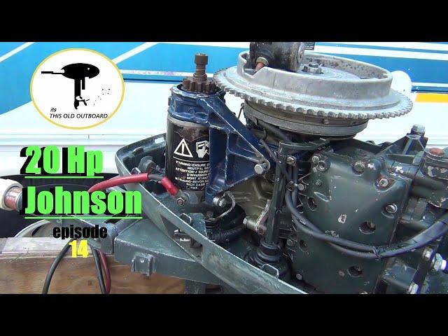 71 Johnson 20 Hp - Episode 14 -THIS OLD OUTBOARD #outboardrepair #outboardrepairvideos