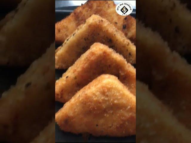 Cheesy & crisps bread | bread cheese pockets| Snack Recipe for Kids| சீஸ் ரெசிபி