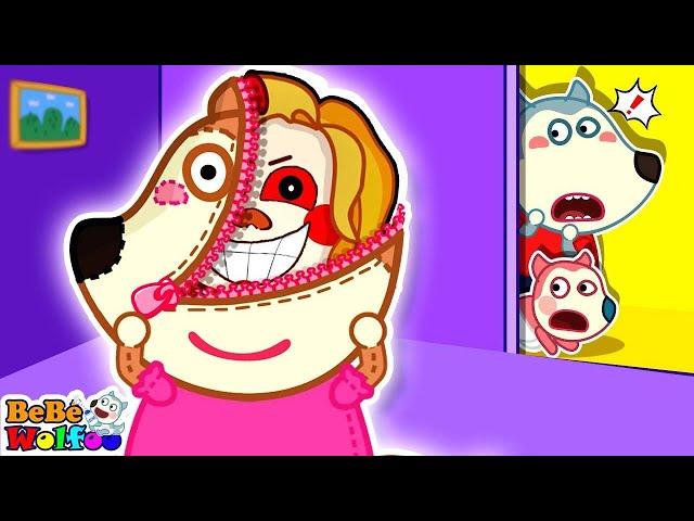 BebeWolfoo | ¡Mi hermana es falsa! | ANIMACIONES SONRIENTES Animación | Dibujos animados
