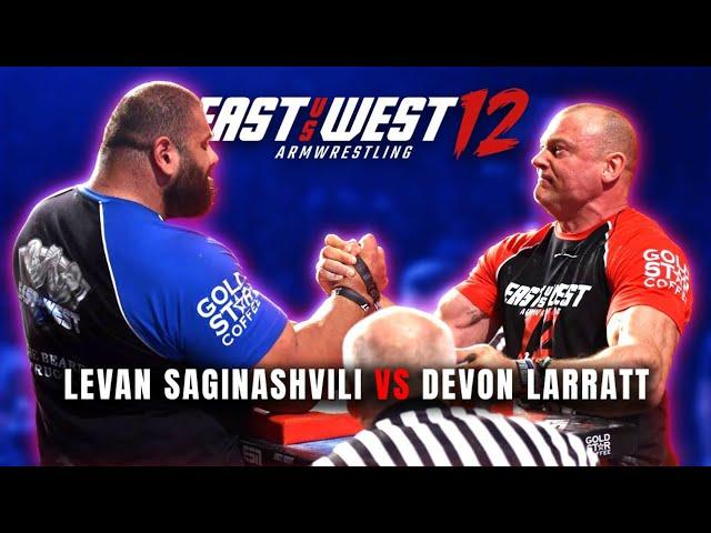 DEVON LARRATT vs LEVAN SAGİNASHVİLİ - EAST VS WEST 12, World Title Match official video