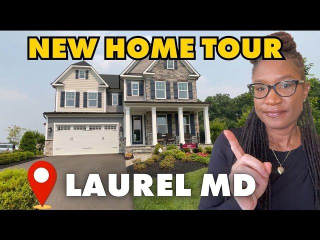 New Homes for Sale in Maryland | Touring Wellington Farms in Laurel FULL Home Tour!