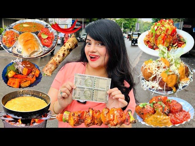 Rs 1000 Street Food Challenge | Mumbai Food Challenge