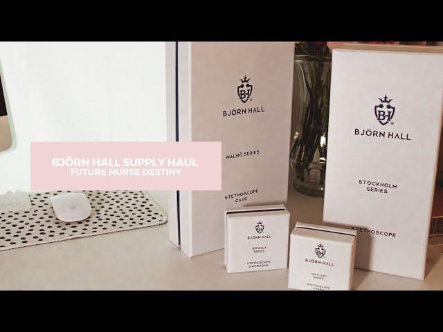 BJÖRN HALL STETHOSCOPE HAUL | Future Nurse Destiny