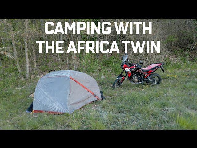 Road Trip to Mont Aigoual and Camping on the Honda Africa Twin - Day 1