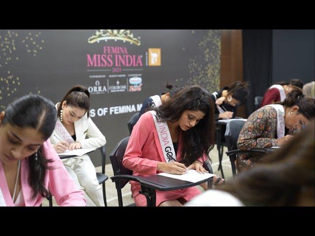 A sneak peek from Femina Miss India 2023 Bennet University Miss Sudoku sub-contest!