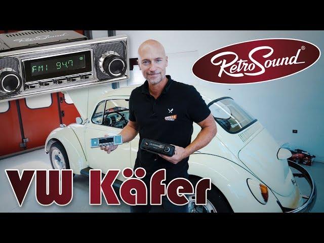 VW Beetle Oldtimer | Retrofit car stereo and speaker | RetroSound