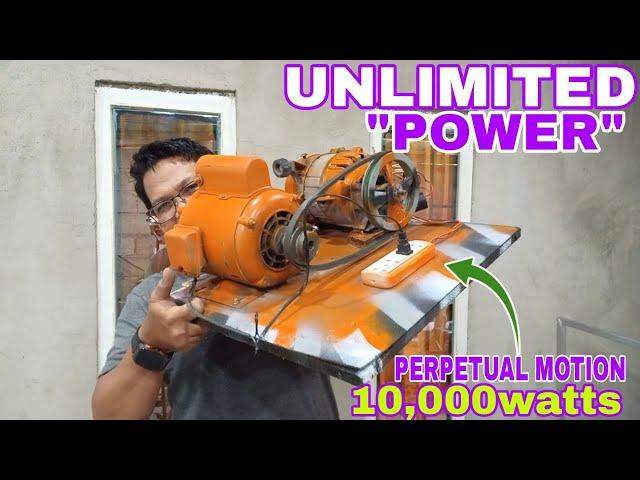 PERPETUAL MOTION MACHINE GENERATE ELECTRICITY FOREVER