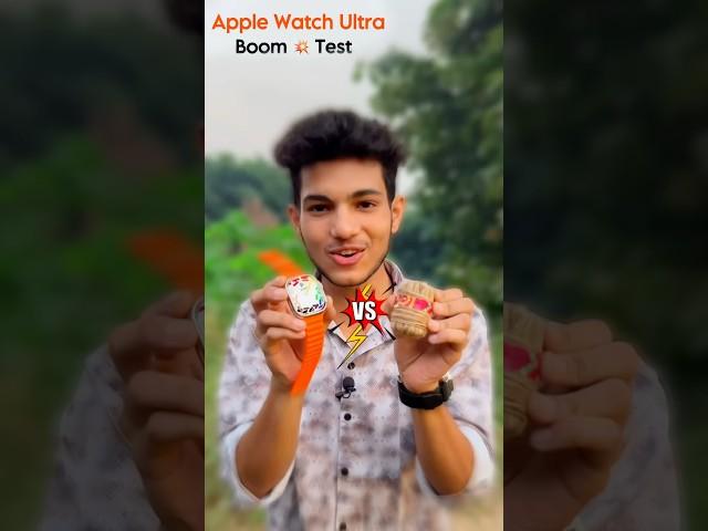 Apple Watch Ultra 2 ️ को फाड़ दिया Smart Watch vs Sutli Bomb  #shorts #youtubeshorts