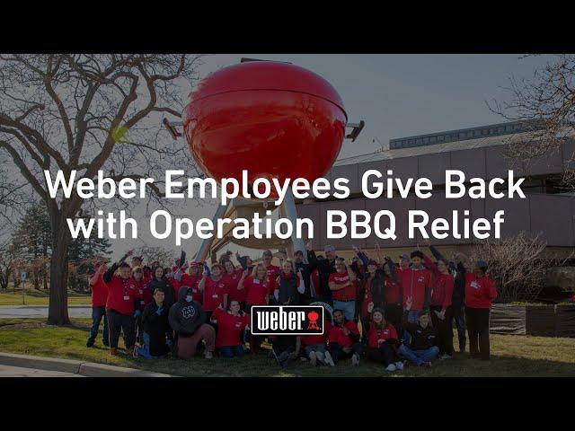 WEBER AND OPERATION BBQ RELIEF PREPARE 4,000 GRILLED THANKSGIVING MEALS FOR CHICAGOANS IN NEED