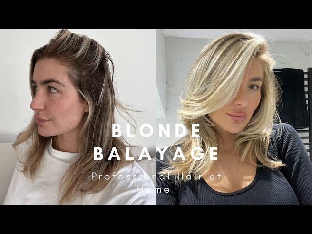 How to Professionally Balayage Hair at Home - Step by Step How I Do My Hair | Redken Wella