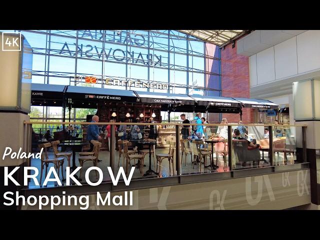 Krakow Shopping Mall 4K - Galeria Krakowska - Poland Shopping Mall - Street Walk (60fps)