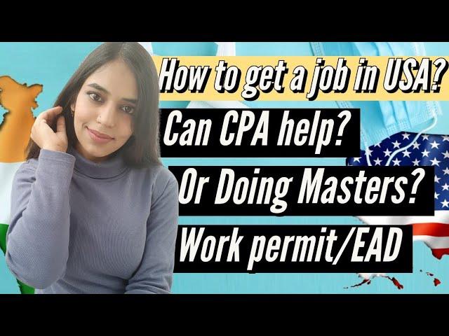 Job search struggle in the USA| Deciding between CPA or Masters Degree for Better Job Prospects