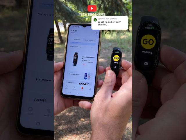 Xiaomi Smart Band 9 - Built-in GPS?