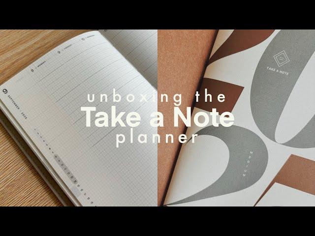 Unboxing the Take a Note Planner  2025 Weekly B6