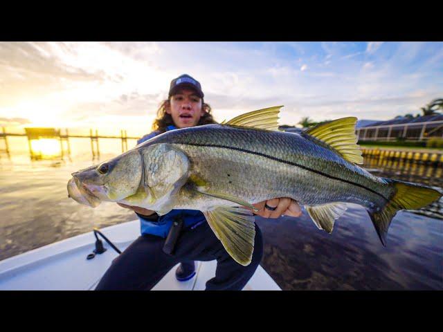 The Secret To Catching Giant Florida Snook..