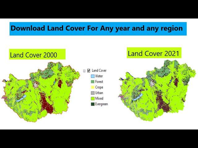 how to download land use, land cover data from usgs and create lulc Map? How to download lulc data