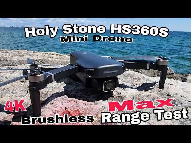 Holy Stone HS360S Mini Drone Range Test from Amazon (4K Brushless)