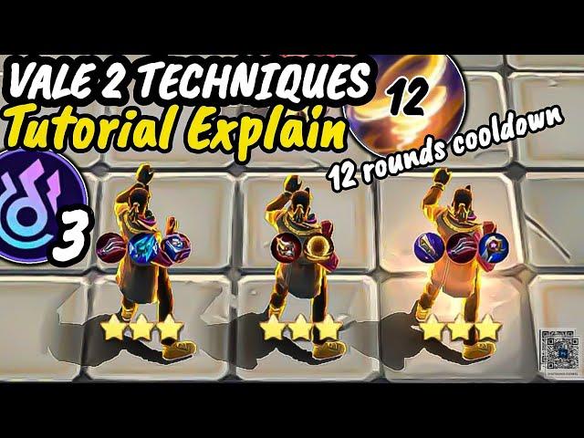 Magic chess | Vale skill 2 tutorial | 12 rounds cool down | Three 3star BRODY #magicchessmlbb