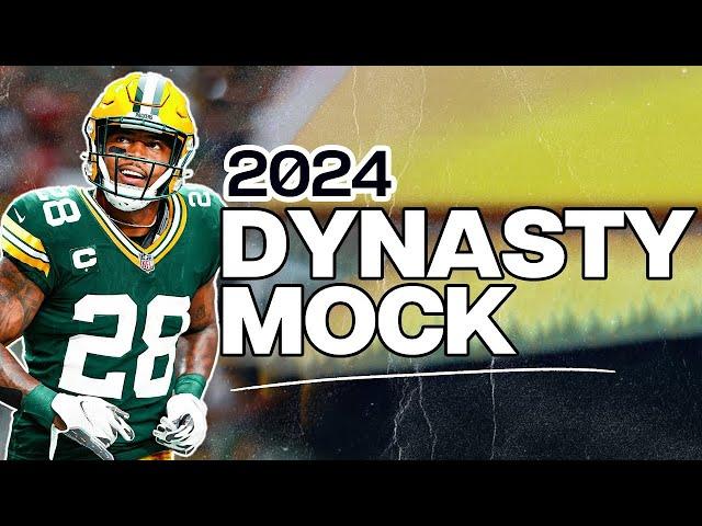 A 2024 Dynasty Football Start-Up Mock Draft