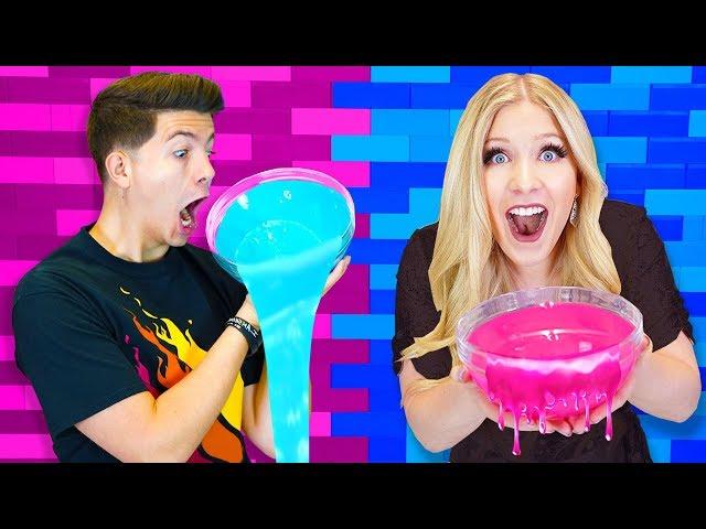 DIY Slime Challenge! (PrestonPlayz vs BriannaPlayz)